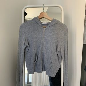 Aritzia thermal zip hoodie
